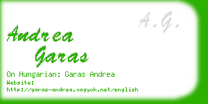 andrea garas business card